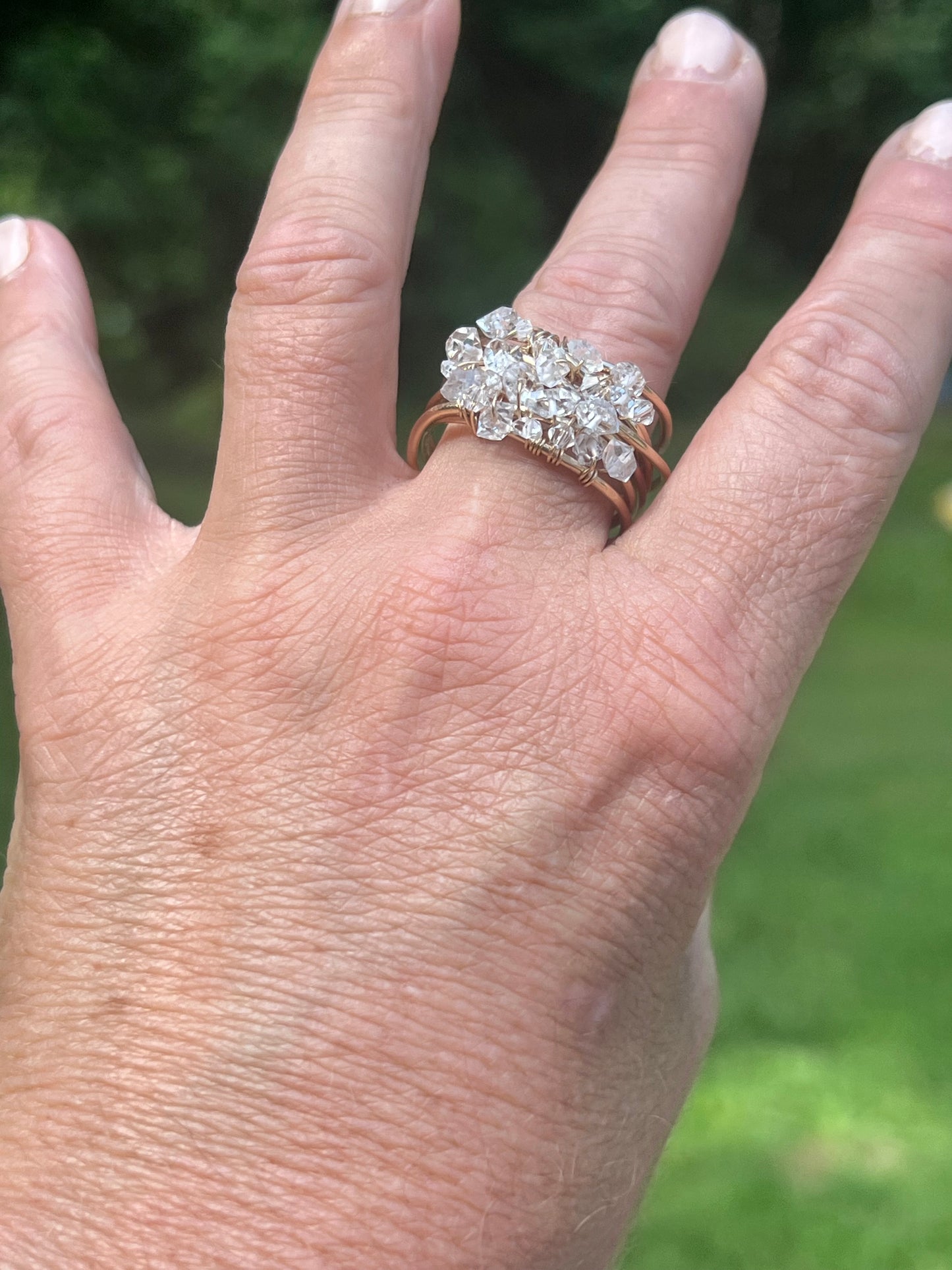 Lila Herkimer Wrap Ring