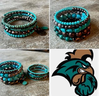 Custom Inspired College Bracelets